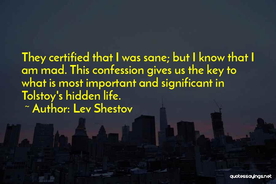 Lev Shestov Quotes 2006551