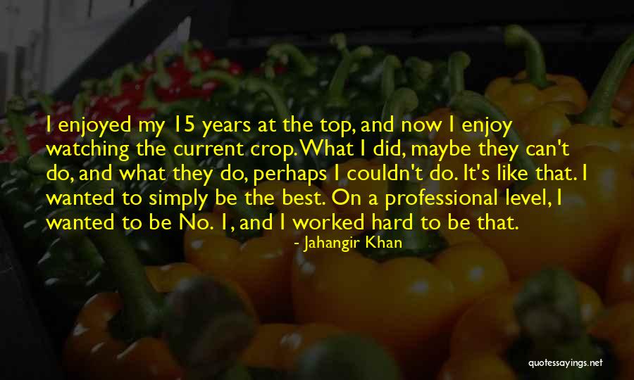 Level 1 Quotes By Jahangir Khan