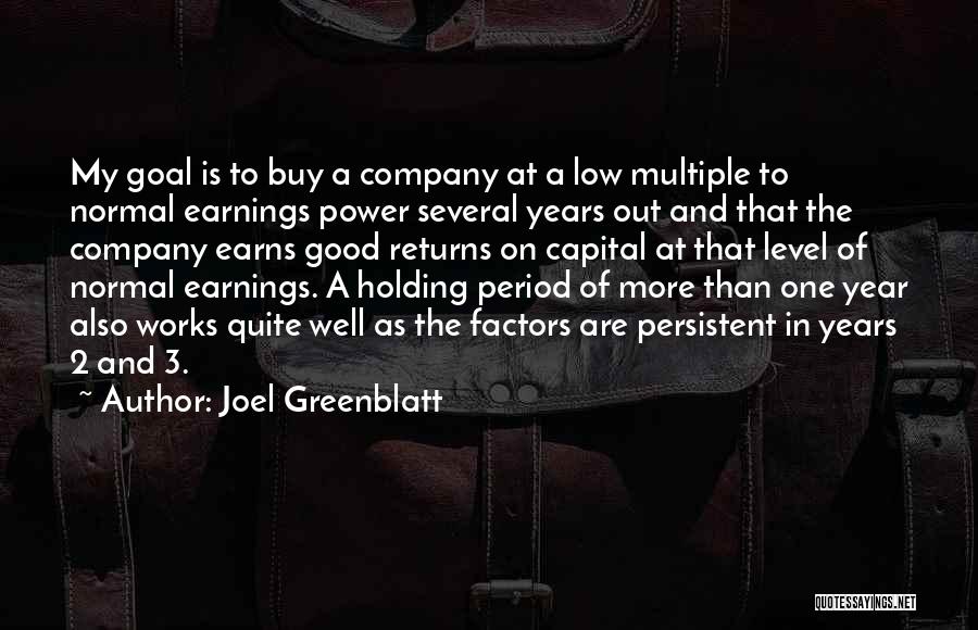 Level 3 Quotes By Joel Greenblatt