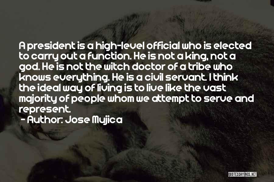 Level 7 Civil Servant Quotes By Jose Mujica