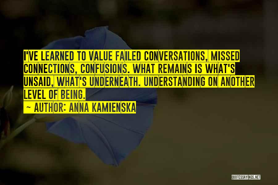 Level Of Understanding Quotes By Anna Kamienska