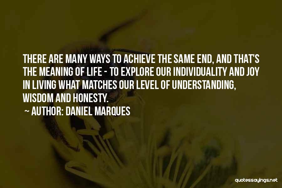 Level Of Understanding Quotes By Daniel Marques
