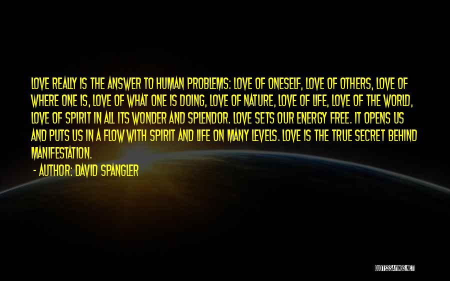 Levels Of Love Quotes By David Spangler