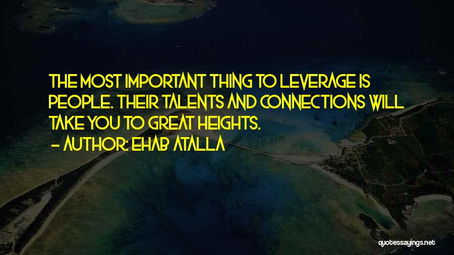 Leverage Business Quotes By Ehab Atalla