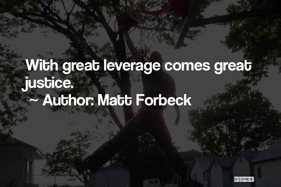 Leverage Nate Quotes By Matt Forbeck