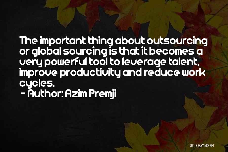 Leverage Quotes By Azim Premji