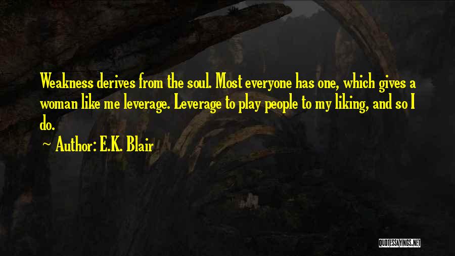 Leverage Quotes By E.K. Blair