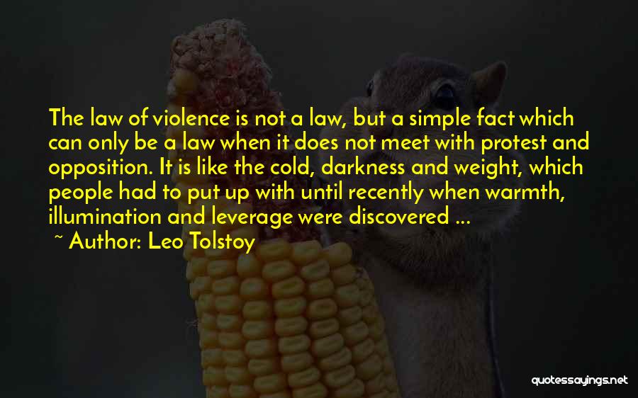 Leverage Quotes By Leo Tolstoy