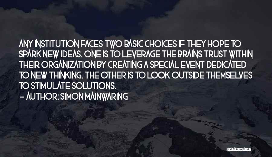 Leverage Quotes By Simon Mainwaring