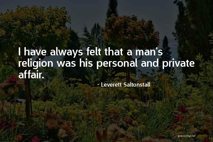 Leverett Saltonstall Quotes 336945