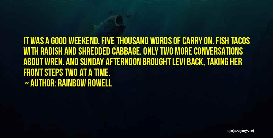 Levi Quotes By Rainbow Rowell