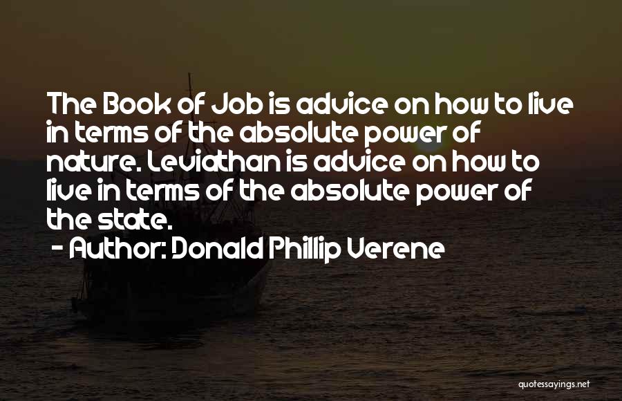 Leviathan Quotes By Donald Phillip Verene