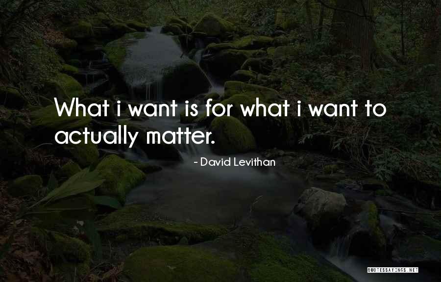 Levithan Quotes By David Levithan