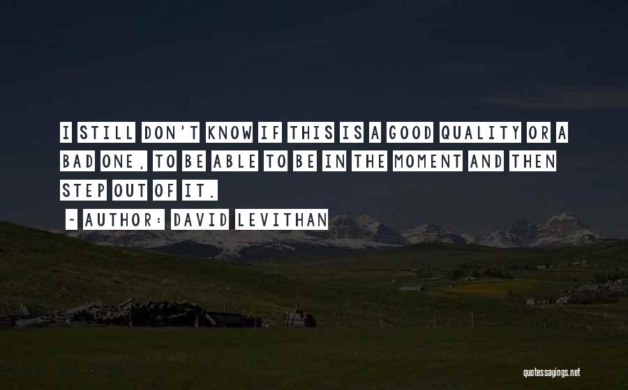 Levithan Quotes By David Levithan