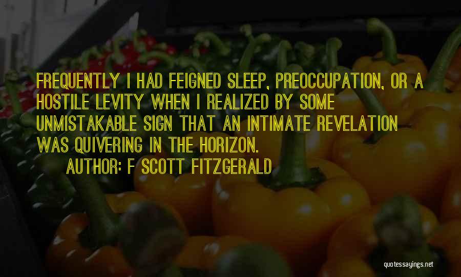 Levity Quotes By F Scott Fitzgerald