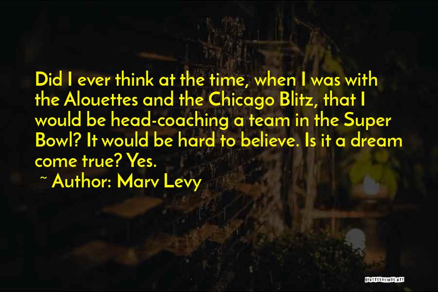 Levy Quotes By Marv Levy