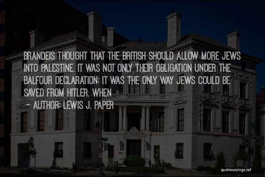 Lewis J. Paper Quotes 1567423