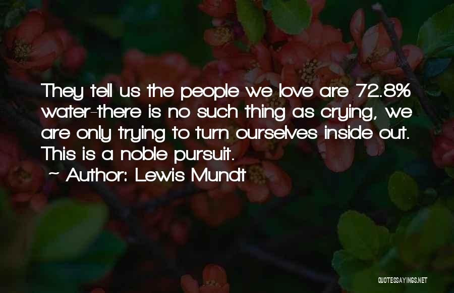 Lewis Mundt Quotes 2192765