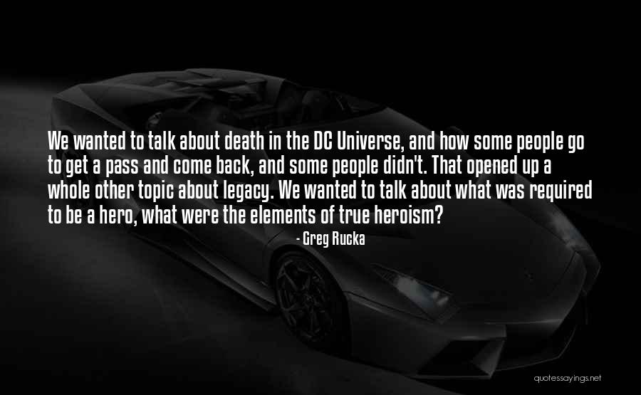 Lezamiz Rentals Quotes By Greg Rucka Lezamiz Rentals Quotes By Greg Rucka