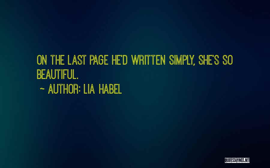 Lia Habel Quotes 1464457