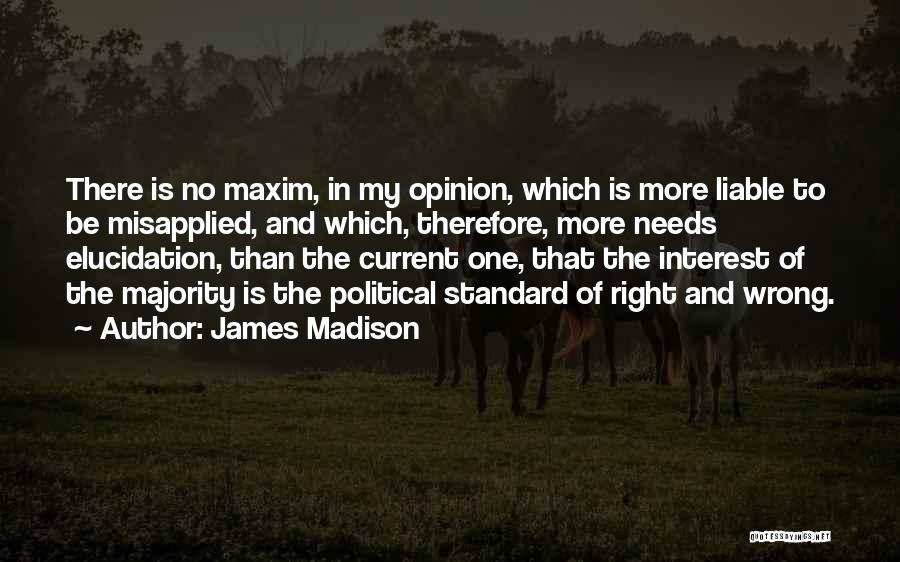 Liable Quotes By James Madison