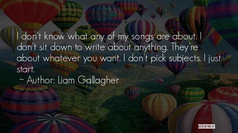 Liam Gallagher Quotes 144714