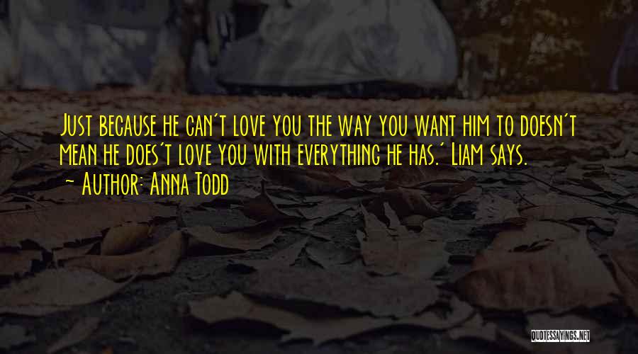 Liam Quotes By Anna Todd