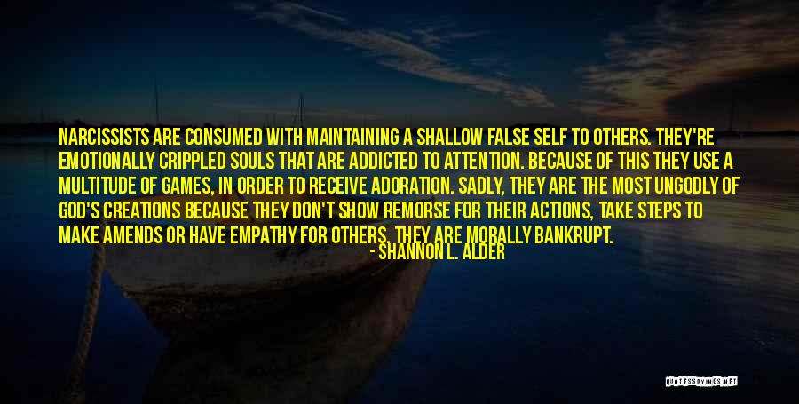 Liars And Manipulators Quotes By Shannon L. Alder