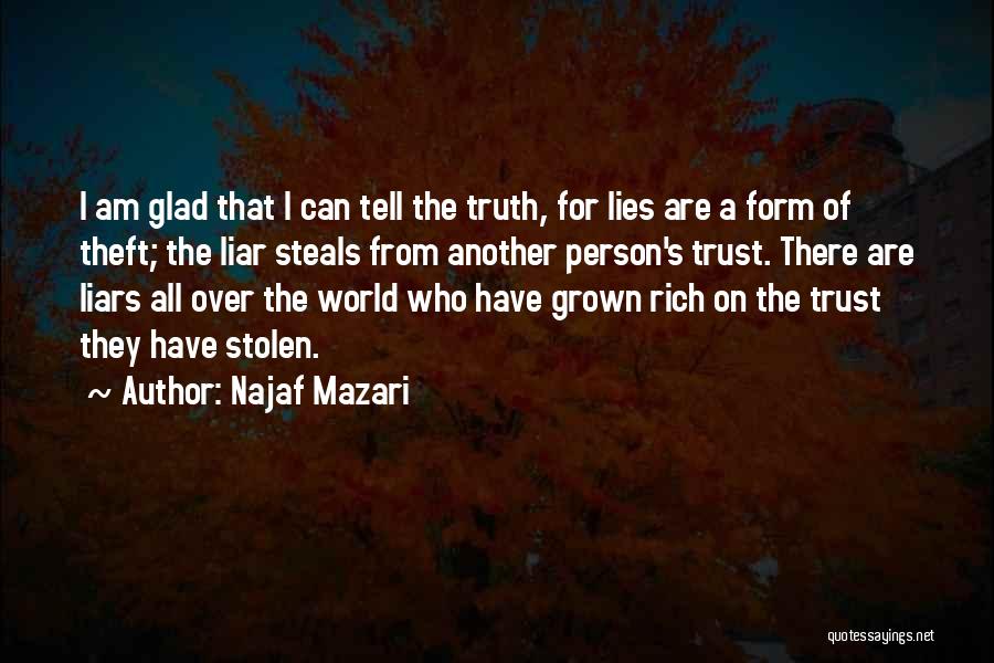 Liars And Trust Quotes By Najaf Mazari