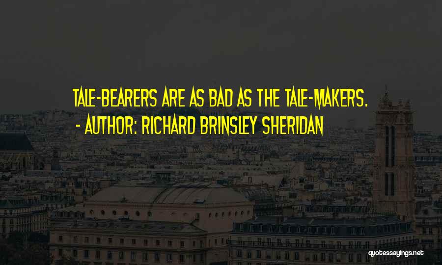 Libel And Slander Quotes By Richard Brinsley Sheridan