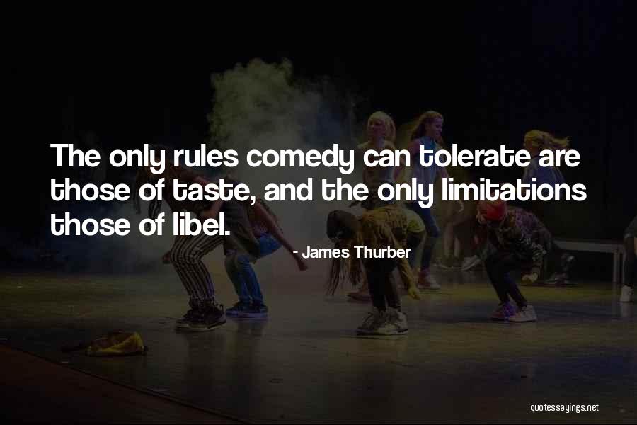 Libel Quotes By James Thurber