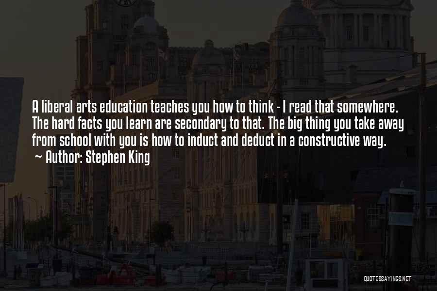 Liberal Arts Education Quotes By Stephen King