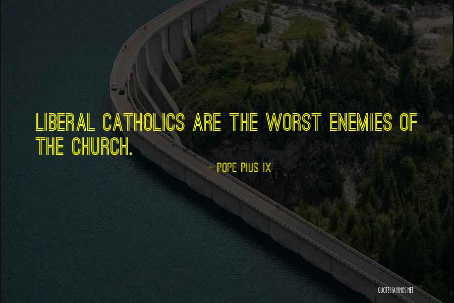 Liberal Quotes By Pope Pius IX