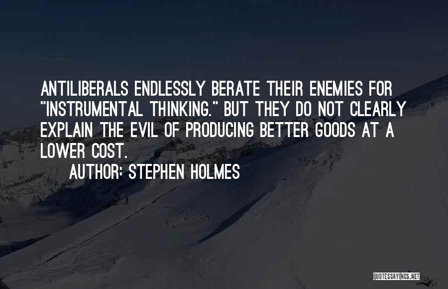 Liberal Thinking Quotes By Stephen Holmes