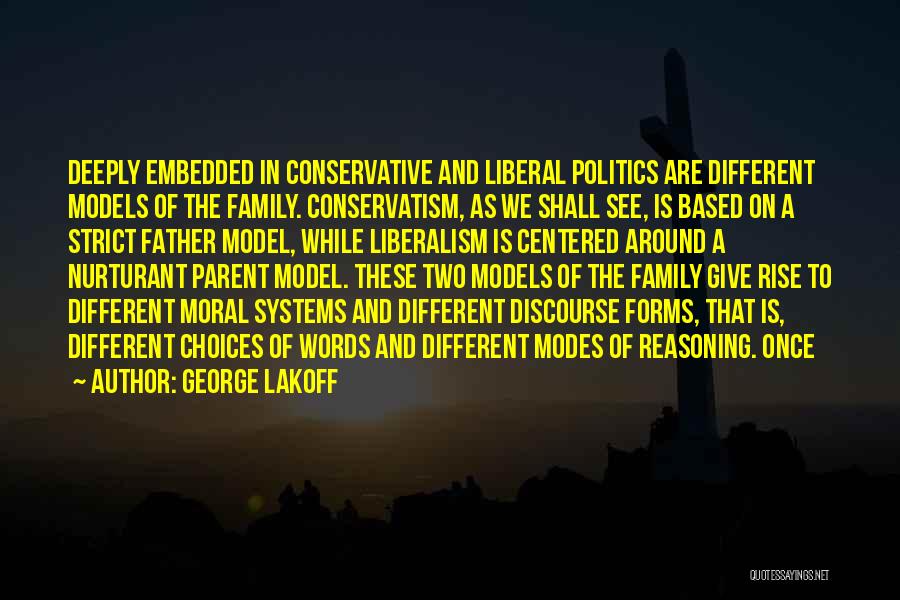 Liberalism Vs Conservative Quotes By George Lakoff