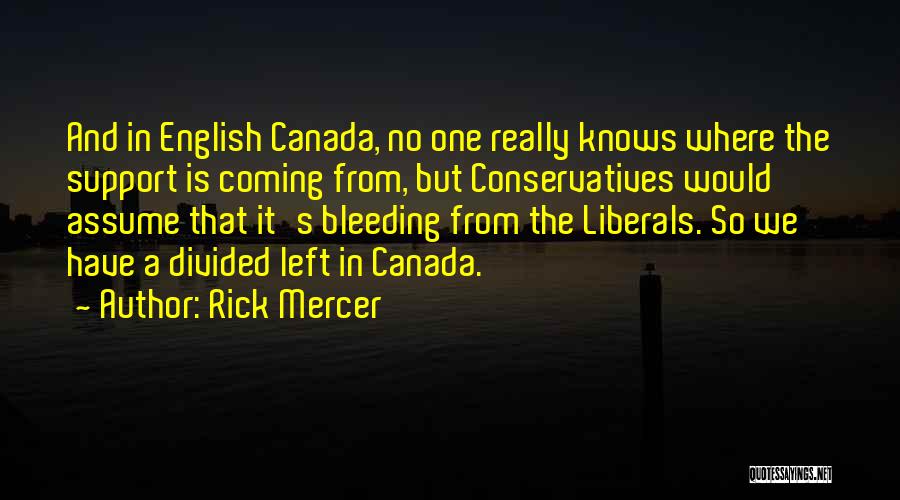 Liberals And Conservatives Quotes By Rick Mercer