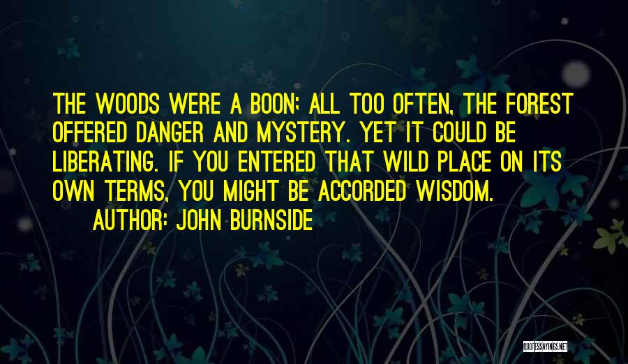 Liberating Quotes By John Burnside