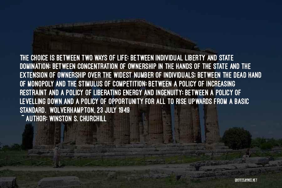 Liberating Quotes By Winston S. Churchill