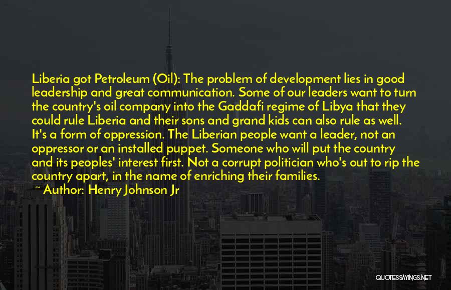 Liberia Quotes By Henry Johnson Jr