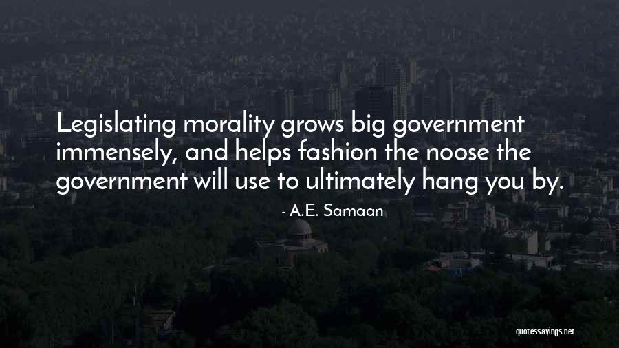 Libertarian Freedom Quotes By A.E. Samaan