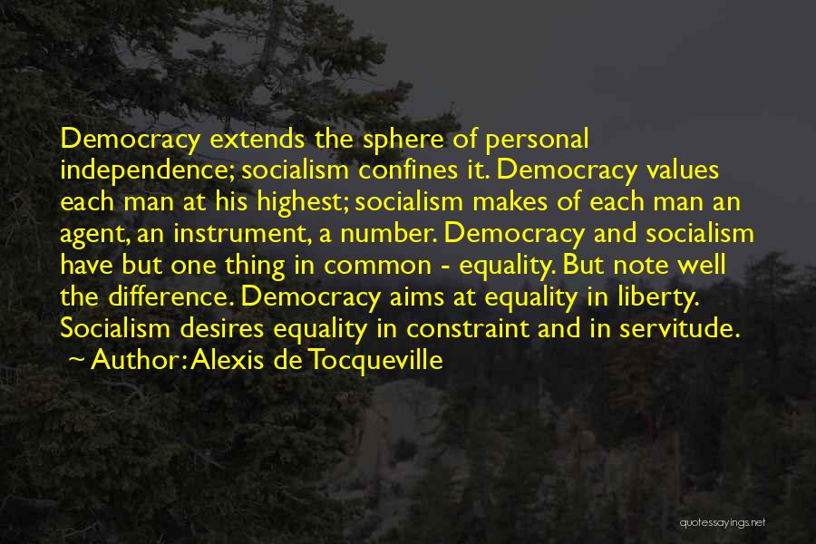 Liberty And Equality Quotes By Alexis De Tocqueville