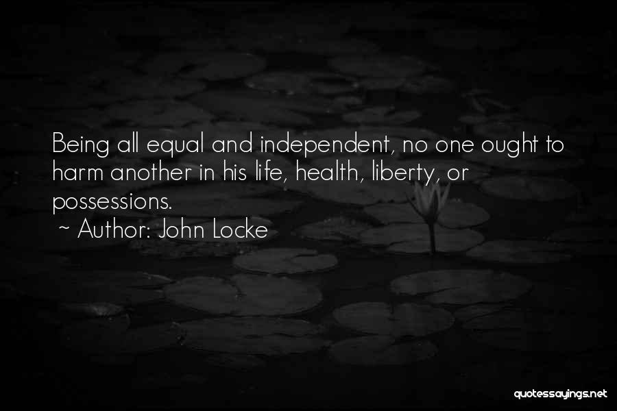 Liberty And Equality Quotes By John Locke