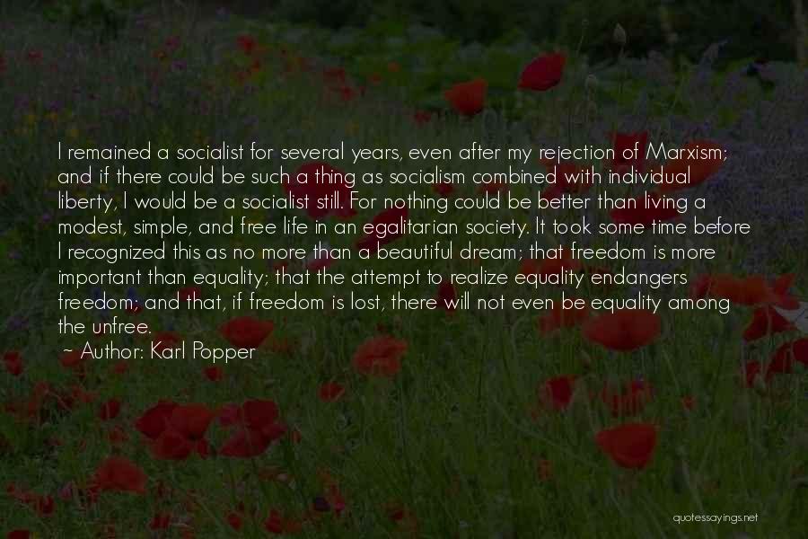 Liberty And Equality Quotes By Karl Popper