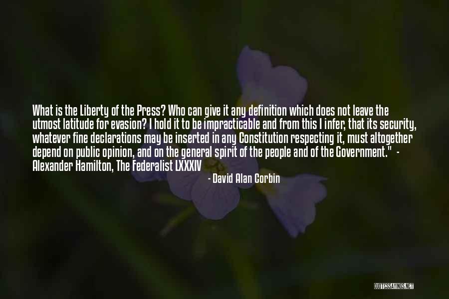 Liberty And Security Quotes By David Alan Corbin Liberty And Security Quotes By David Alan Corbin