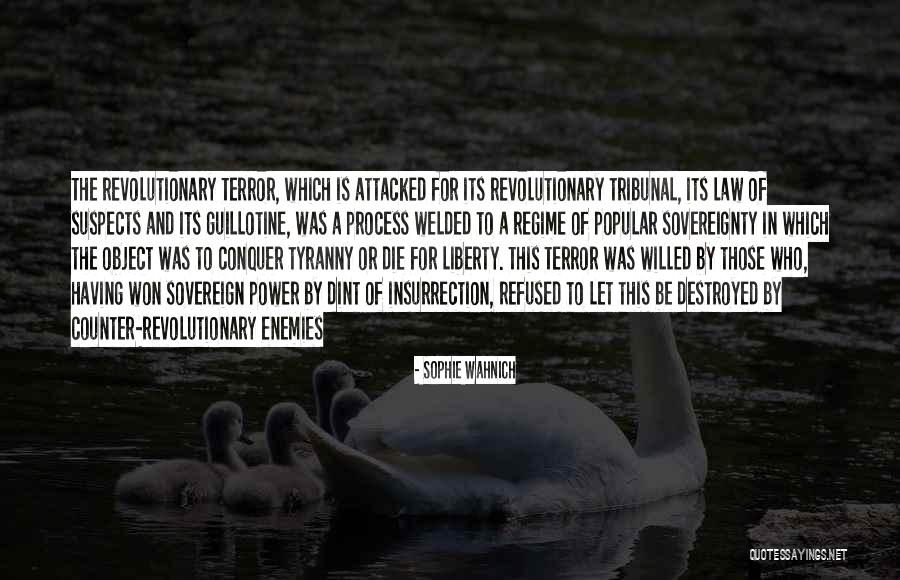 Liberty And Tyranny Quotes By Sophie Wahnich