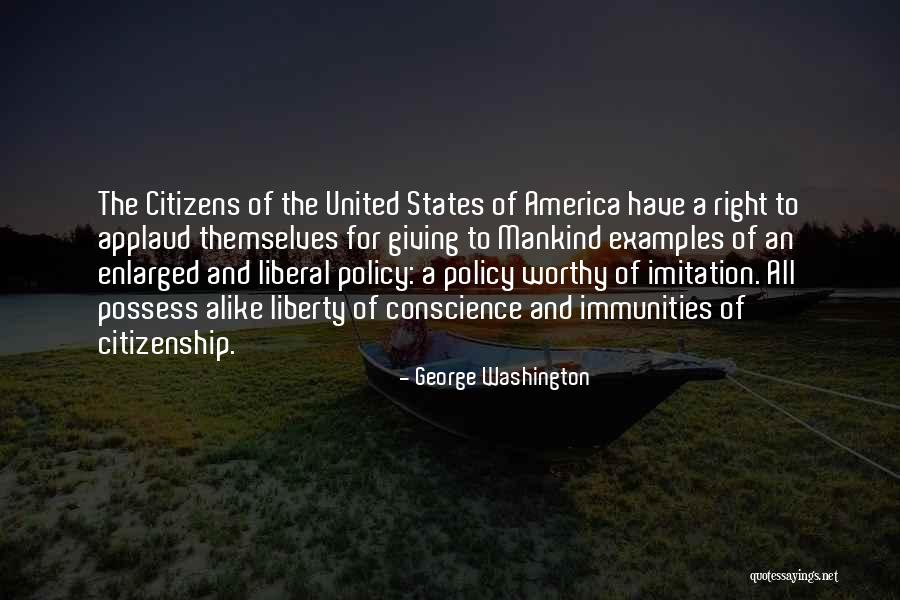 Liberty By George Washington Quotes By George Washington