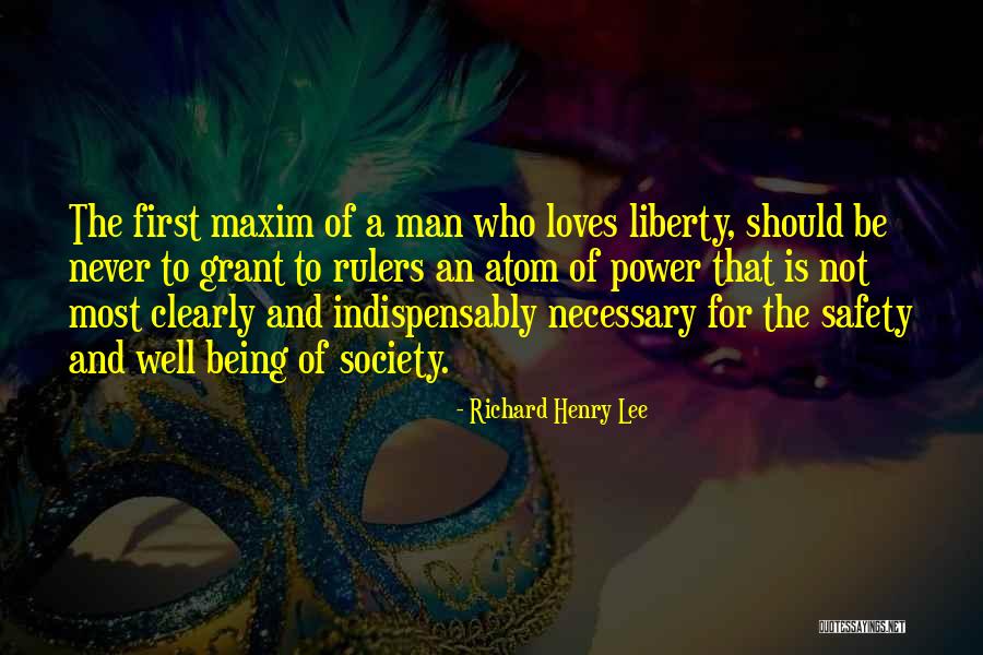 Liberty Of Man Quotes By Richard Henry Lee Liberty Of Man Quotes By Richard Henry Lee