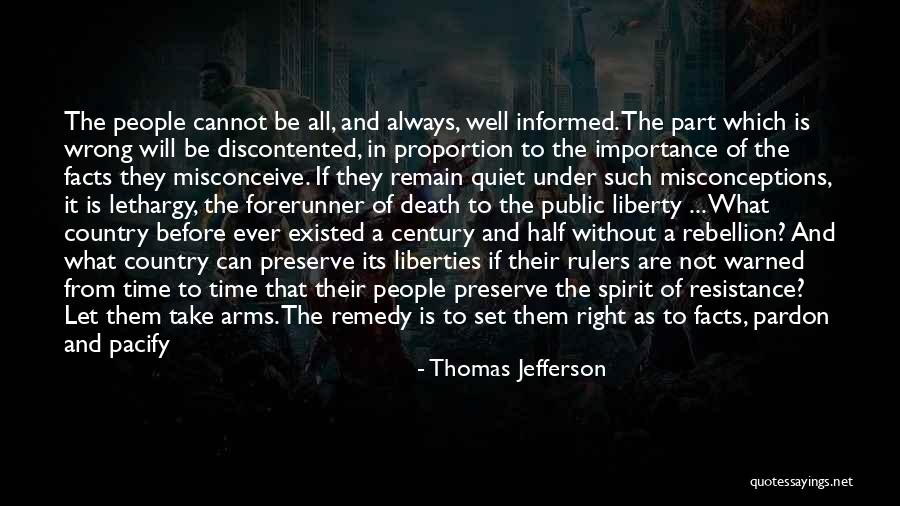 Liberty Or Death Quotes By Thomas Jefferson