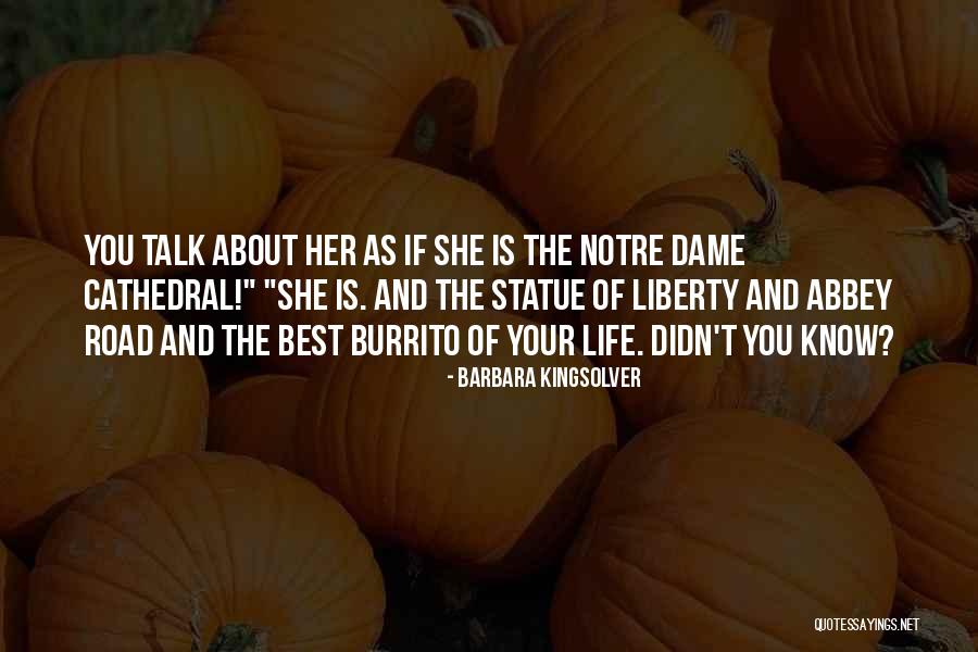 Liberty Statue Quotes By Barbara Kingsolver