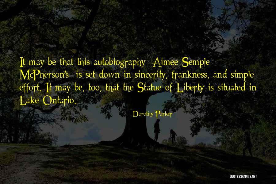 Liberty Statue Quotes By Dorothy Parker